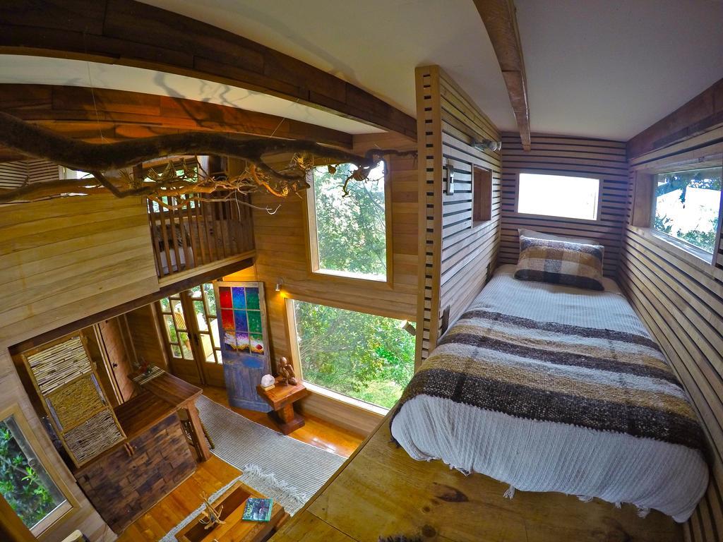 La Casa Del Arbol De Chiloe Villa Castro Kültér fotó