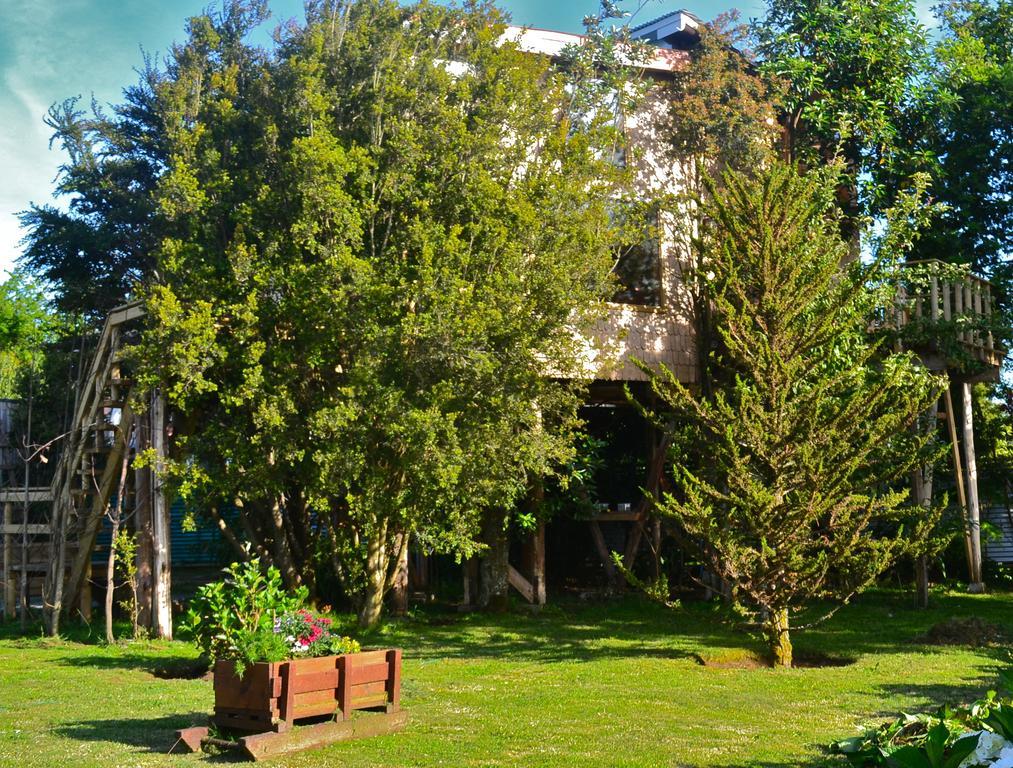 La Casa Del Arbol De Chiloe Villa Castro Kültér fotó